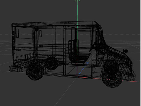 Grumman Brotwagen 3D Modell