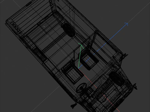Grumman bread truck 3D Model