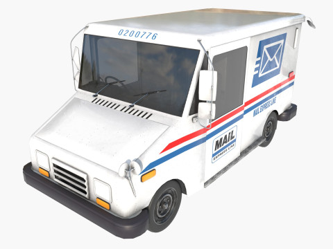 Camion postal Grumman Modèle 3D