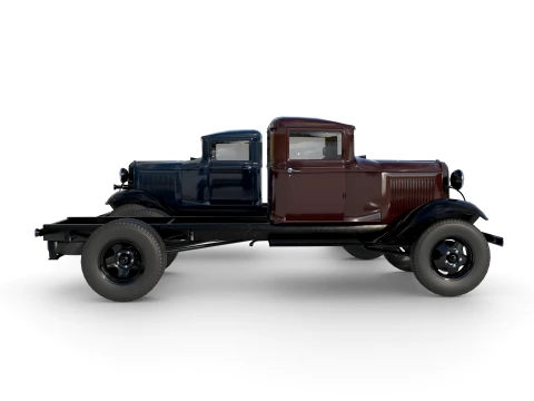 1933 a short wheelbase truck 3D Model