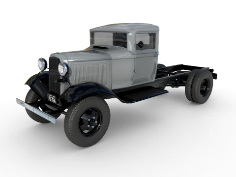 1933 a short wheelbase truck 3D Model