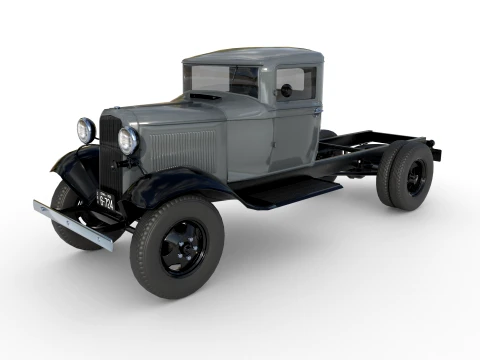 1933 a short wheelbase truck 3D Model