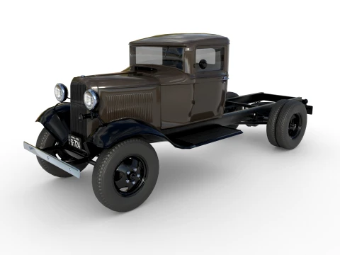 1933 a short wheelbase truck 3D Model