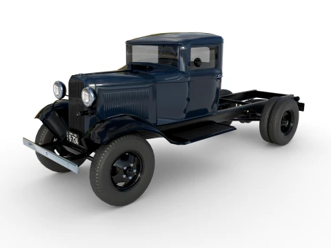 1933 a short wheelbase truck 3D Model