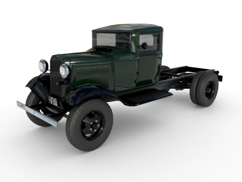 1933 a short wheelbase truck 3D Model