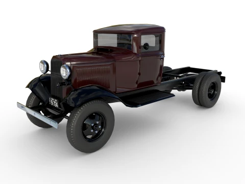 1933 a short wheelbase truck 3D Model