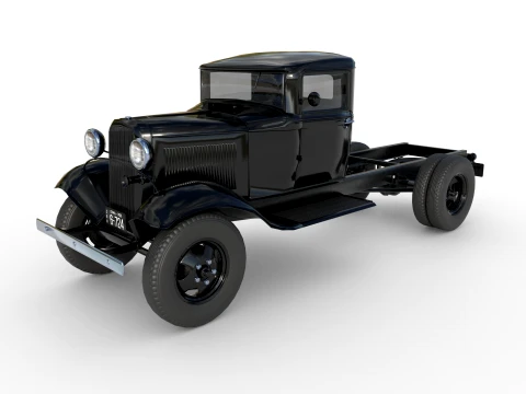 1933 a short wheelbase truck 3D Model
