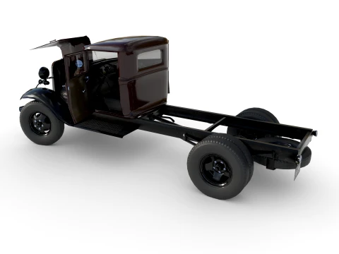 1933 a short wheelbase truck 3D Model