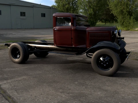 1933 a short wheelbase truck 3D Model