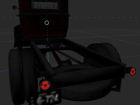 1933 a short wheelbase truck 3D Model