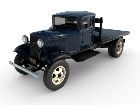 1933 a Platform truck 3D Model