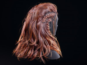 game hair viking real-time hairstyle ue4 low-poly 3Dモデル