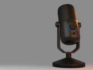 Microphone 3D Model