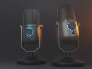 Microphone 3D Model