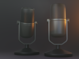 Microphone Model 3D