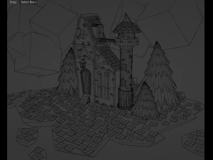 Castle 3D Model