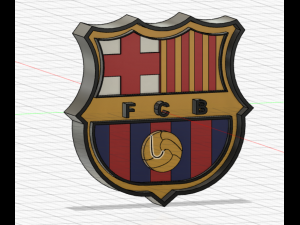 barcelona logo 3D Model