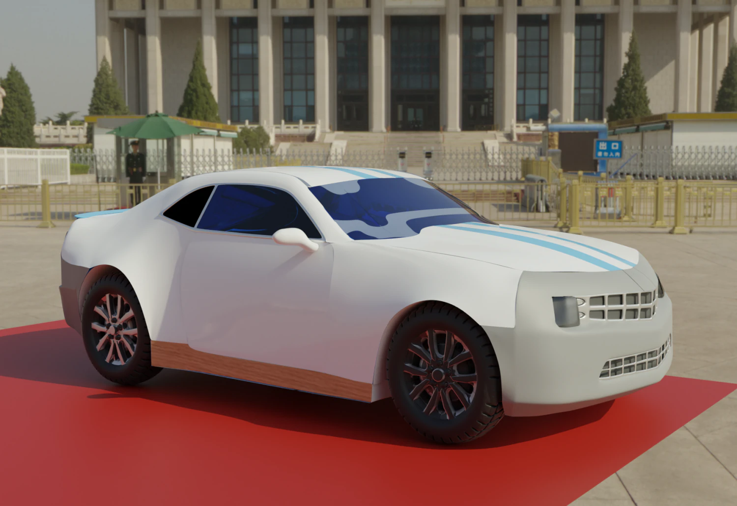 car 3D Model .c4d .max .obj .3ds .fbx .stl .blend 