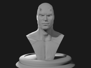 bust daredevil fan art Modelo de impresión 3D