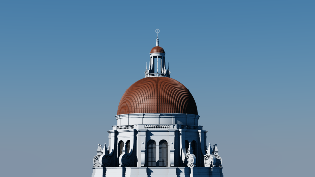dome 3D Model .c4d .max .obj .3ds .fbx .stl .blend 