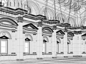 hall 3D 模型