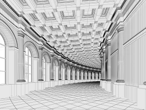 hall 3D Model