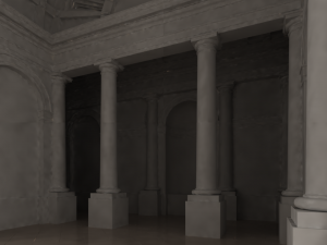 hall Modèle 3D