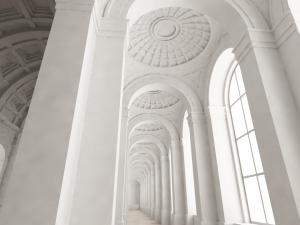 hall Modèle 3D