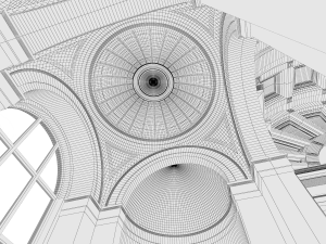 hall Modèle 3D