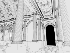 hall Modèle 3D