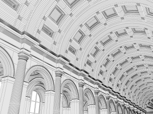 hall Modèle 3D