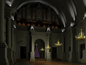 hall 3D Model