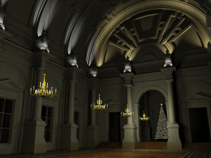 hall 3D 模型