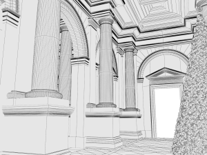 hall 3D 模型