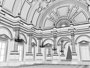 hall 3D Model