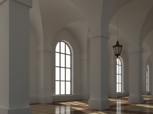 hall 3D 模型