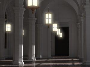 hall 3Dモデル