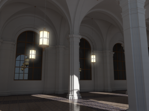 hall 3Dモデル