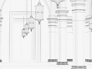 hall 3Dモデル
