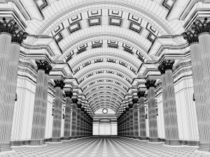 hall Model 3D