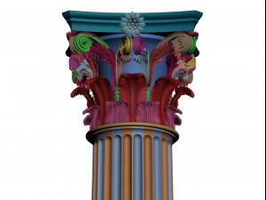 column Modelo 3D