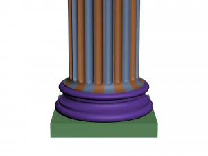 coluna Modelo 3D