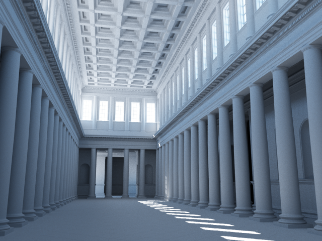 White Hall 2 Modelo 3D .c4d .max .obj .3ds .fbx .stl .blend 