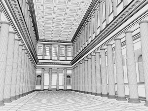 White Hall 2 3D Model