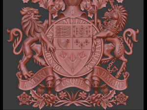 Coat of arms of the Canada 3D Print Model