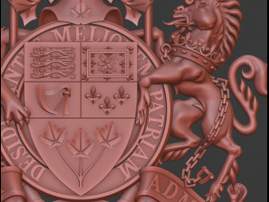 Coat of arms of the Canada 3D प्रिंट मॉडल