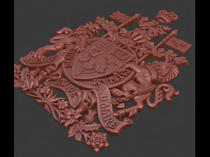Coat of arms of the Canada 3D Print Model