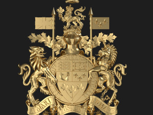 Coat of arms of the Canada Modelo de impresión 3D