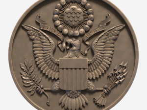 Great Seal of the United States 3D Print Model