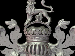 Stemma di Carlo Principe di Galles Modello di stampa 3D